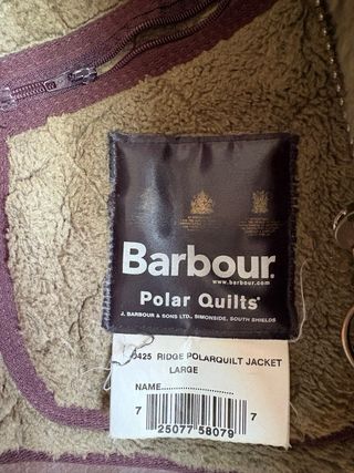 Chaqueta Barbour acolchada