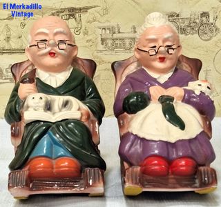 Huchas antiguas Pareja Abuelos