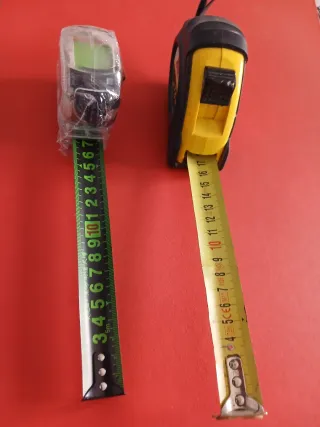 2 Flexómetros: 5m y 7.5m