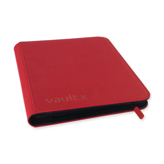 Fire Red Zip Binder 9-Pocket 360 cartas Vault X