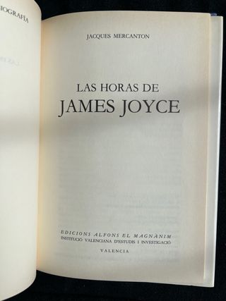 Las horas de James Joyce