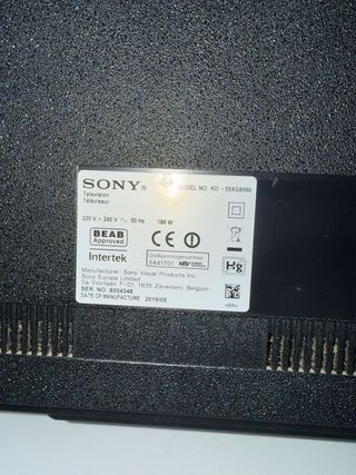 Televisor Sony KD‑55XG8596 de 55″