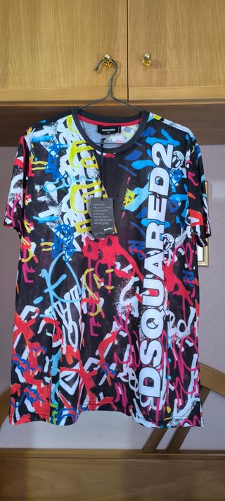 Camiseta hombre Dsquared2 nueva con etiqueta T.2XL