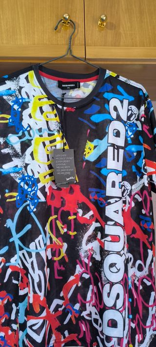 Camiseta hombre Dsquared2 nueva con etiqueta T.2XL