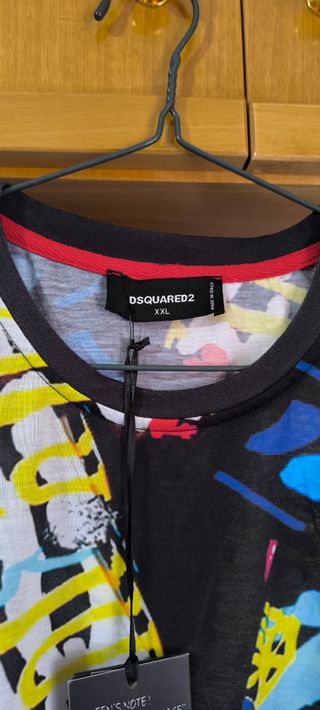 Camiseta hombre Dsquared2 nueva con etiqueta T.2XL