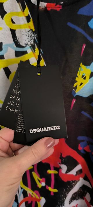 Camiseta hombre Dsquared2 nueva con etiqueta T.2XL