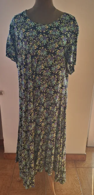 Vestito floreale maniche corte