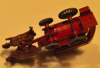 Autobús Lipton's Tea de metal antiguo,y camión