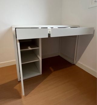Escritorio MICKE IKEA blanco (105x50 cm)