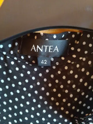 Blusa Antea lunares negro talla L/XL