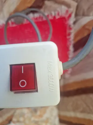 Regleta 6 enchufes con interruptor