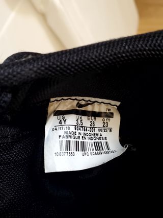 Nike Cortez Junior Negro/Blanco