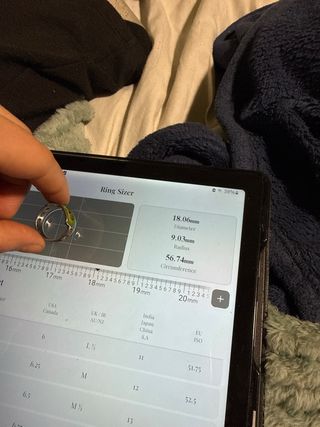 Anillo de plata con esmalte verde