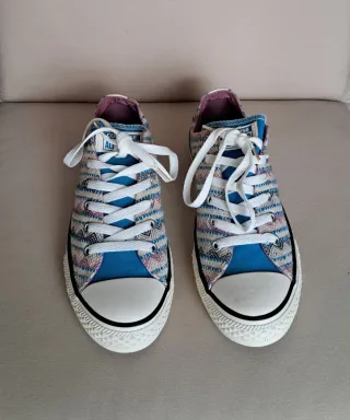 Converse Zapatillas Estampadas Azul y Rosa