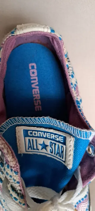 Converse Zapatillas Estampadas Azul y Rosa