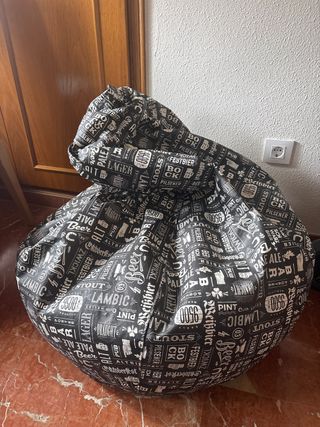 Puff estampado cerveza