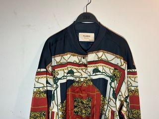 Chaqueta Bomber Pull&Bear Estampada Talla L