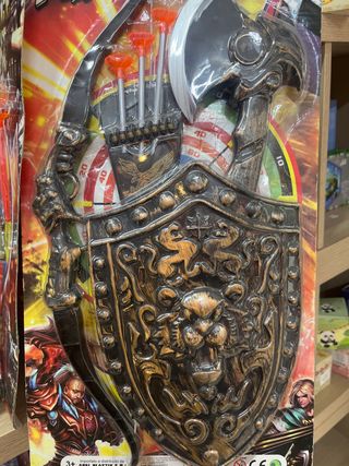 Set Gioco Bambino Arco, Ascia e Scudo