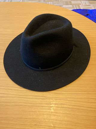Sombrero Brixton Wesley Fedora Unisex Negro