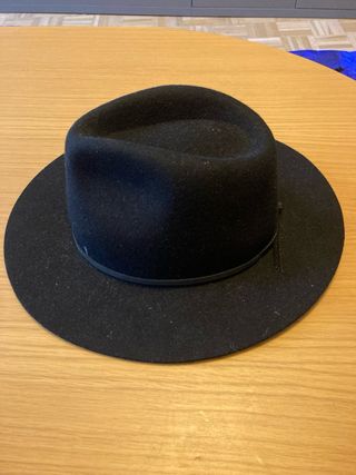 Sombrero Brixton Wesley Fedora Unisex Negro