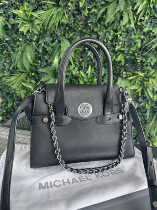 Bolso Michael Kors Carmen Satchel Negro