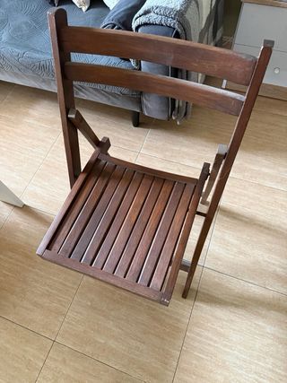 Sillas de jardín/terraza metálicas negras