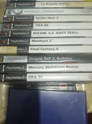 Juegos PlayStation 2: FIFA 08, PES 4, Mercury Melt