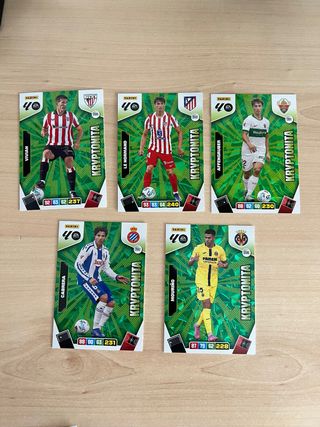 Lote Cromos Adrenalyn XL Kryptonita 25/26
