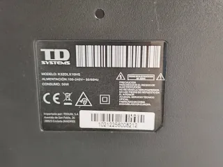 TDSISTEM Smart TV 32 Negra