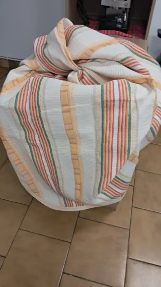 Colcha de casal multicolor