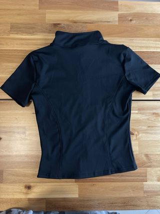 Alo Camisa Preta com Zíper - Nova