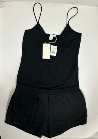 Pijama corto Women'secret negro