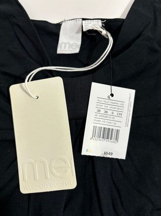 Pijama corto Women'secret negro