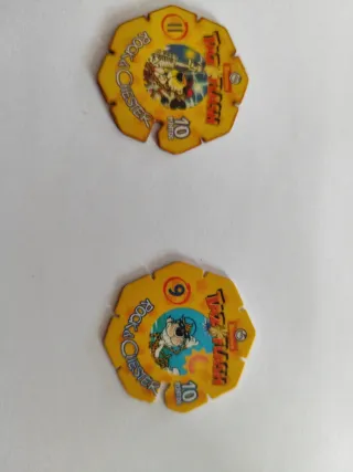 Tazos Flash de Chester Cheetos 90s n° 9 y 10