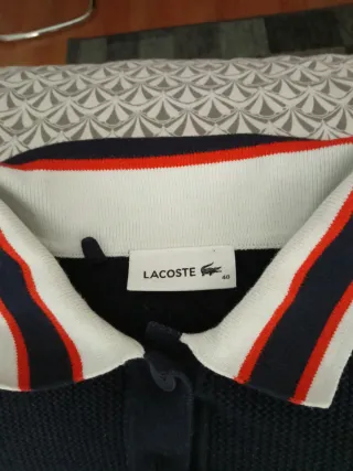 Polo Lacoste Mujer Azul