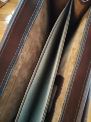 Maletín Portafolios Marrón