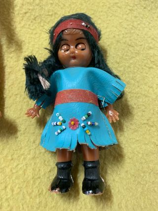 Lote 4 Muñecos Indios