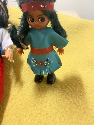 Lote 4 Muñecos Indios