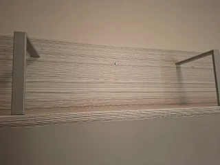 Estantería de pared madera y metal