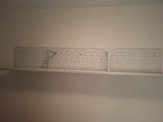 Estantería de pared madera y metal