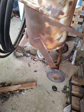 Máquina de arenado industrial