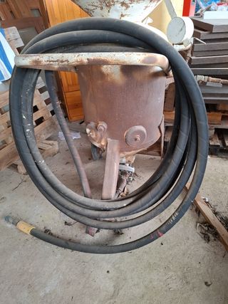 Máquina de arenado industrial