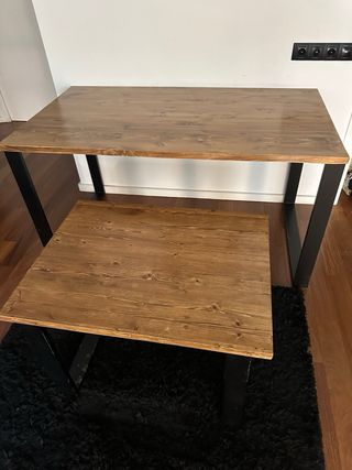 Conjunto Mesa TV y 2 Mesas Auxiliares