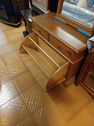 Zapatero Arca Miel Cristal Madera