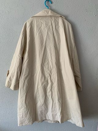 Gabardina Zara Beige Mujer
