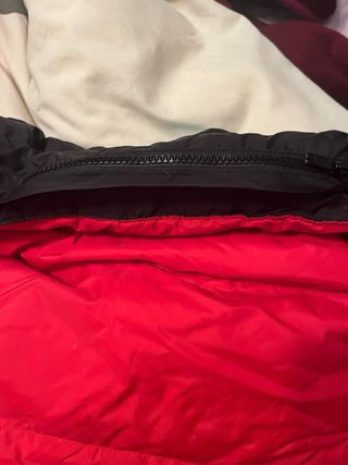 Cazadora reversible de plumas muy buena calidad