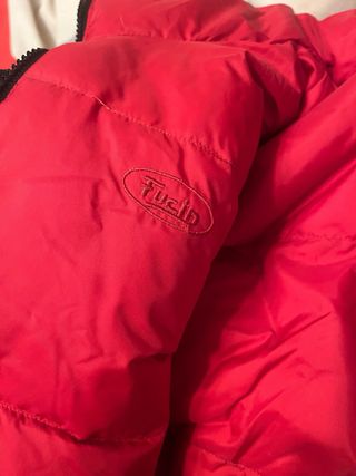 Cazadora reversible de plumas muy buena calidad