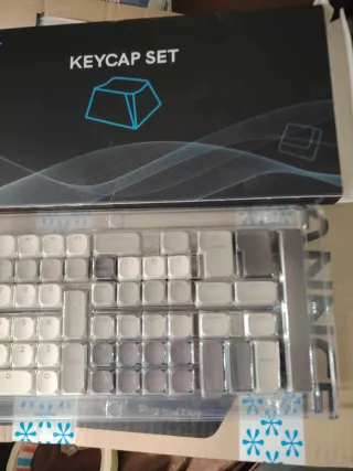 Set Keycaps Mecánico Negro Multicolor