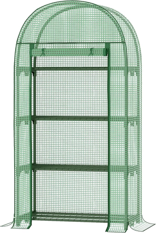 Serra da Giardino con 4 Ripiani in Metallo e Coper