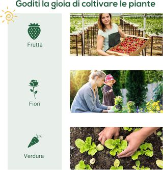 Serra da Giardino con 4 Ripiani in Metallo e Coper